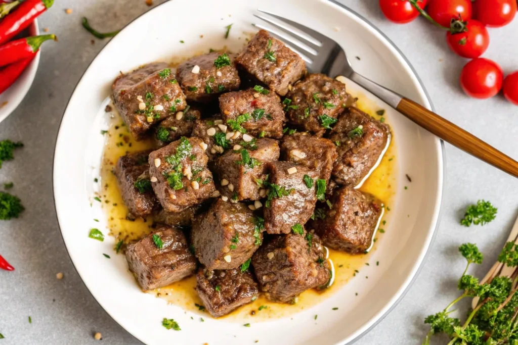 The Ultimate Easy Garlic Butter Steak Bites – A Delicious Crockpot Meal 8 crockpot garlic butter steak bites