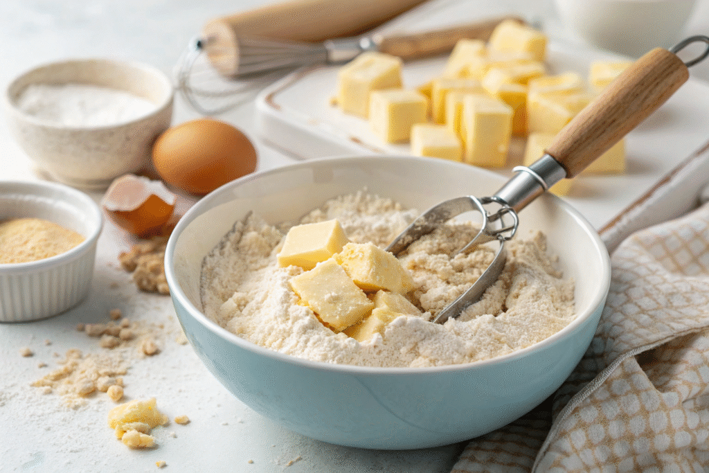Gluten-Free Peach Cobbler: The Ultimate 5-Step Recipe for a Golden, Juicy Summer Dessert 8 Mixing gluten-free cobbler topping