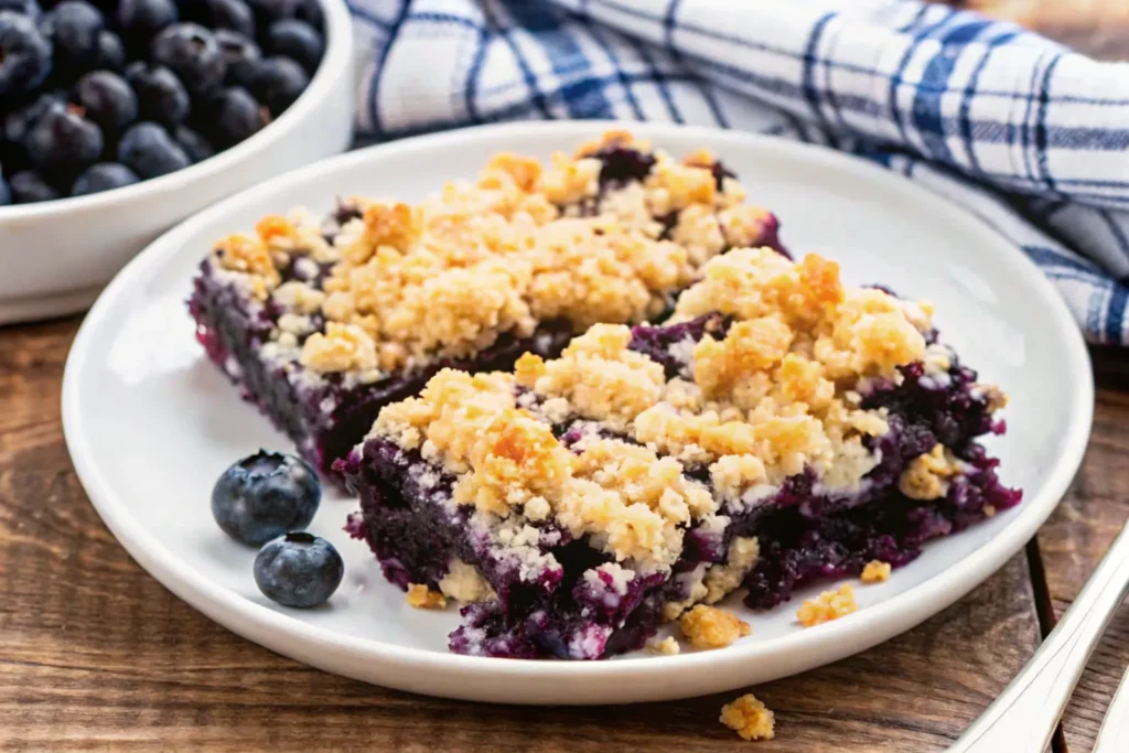 Blueberry Crisp: The Ultimate Recipe for Juicy Berries and a Golden Crunch 8 Sprinkling oat topping on blueberry crisp
