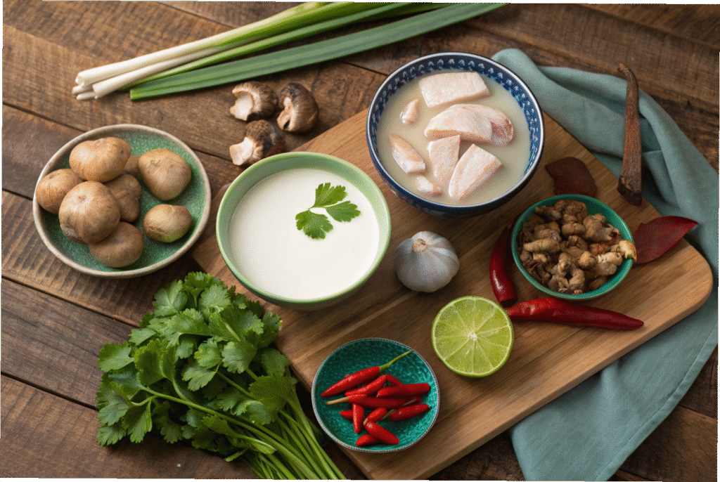 Easy Thai Coconut Soup: A Simple, Authentic, and Comforting Thai Classic 6 Ingredients for Easy Thai Coconut Soup