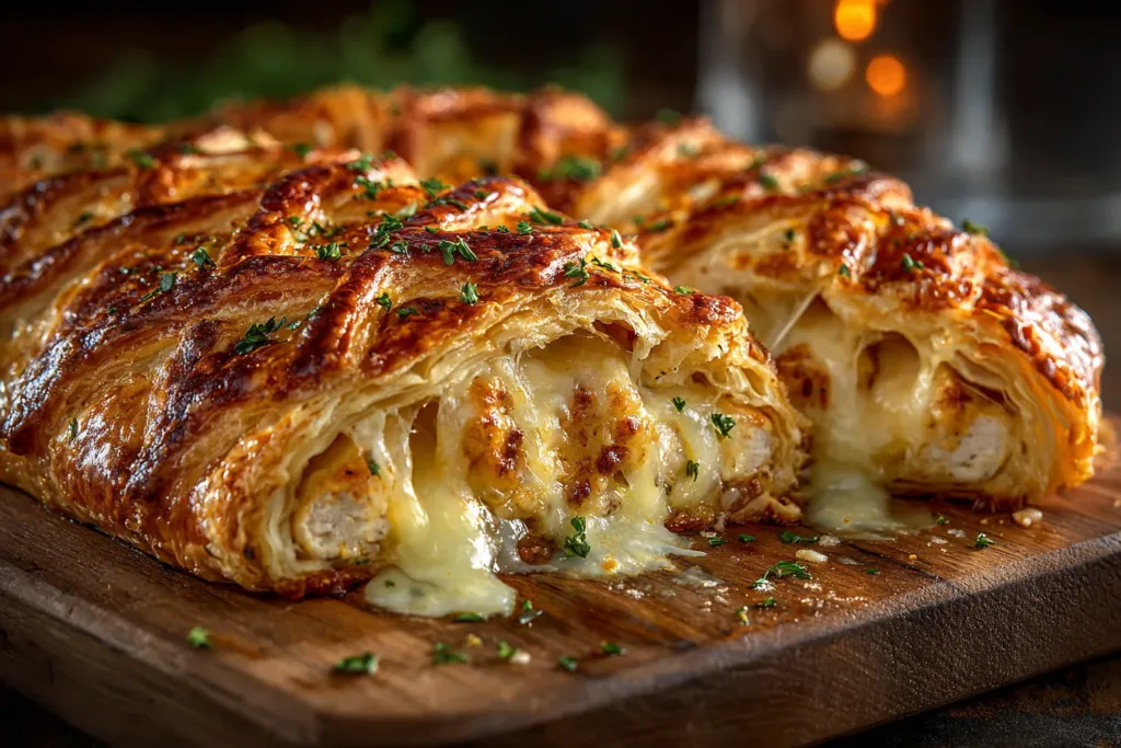 Chicken and Cheese Jalousie Recipe: A Golden, Savory Puff of Joy 6 chicken and cheese jalousie ingredients flat lay