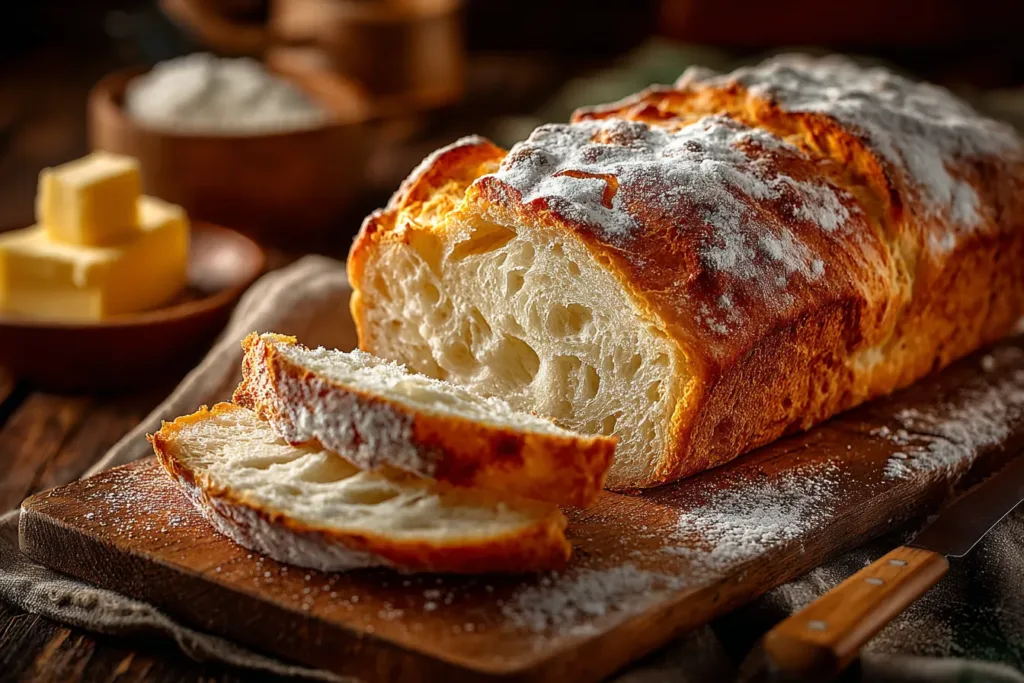 gluten-free bread ingredients flat lay