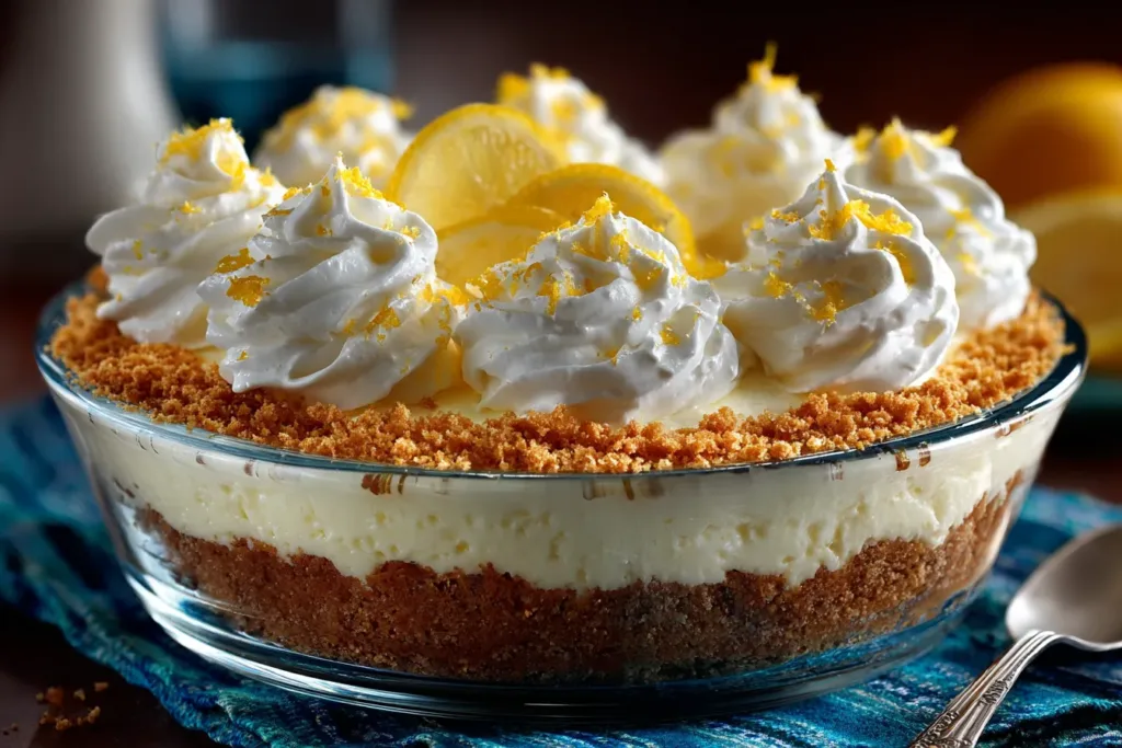 slice of Woolworth cheesecake on white plate