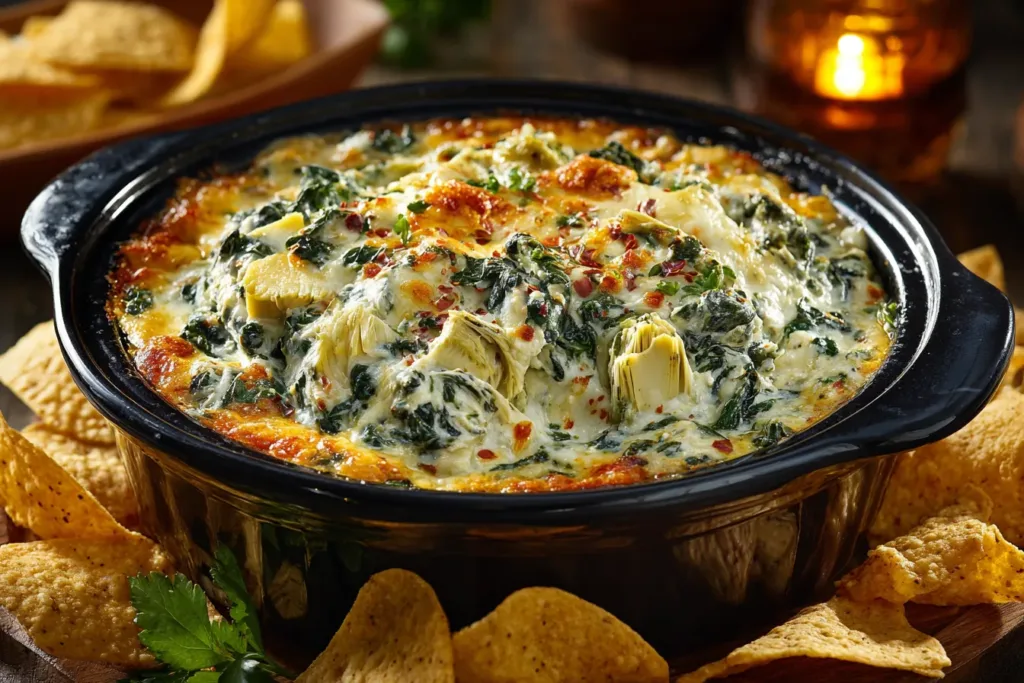 crockpot spinach artichoke dip