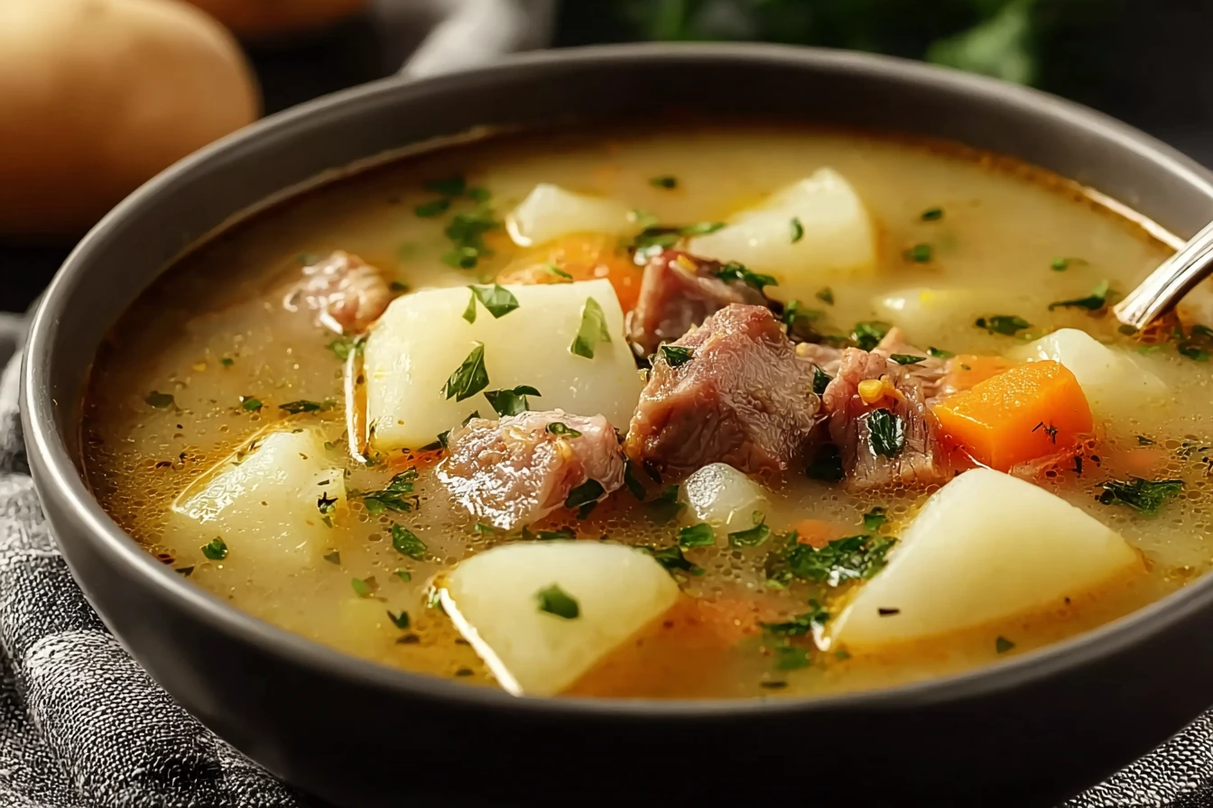 Authentic German Potato Soup Recipe Traditional Bavarian Soup Delights Hearty German Goulash Soup Homemade Best German Len...