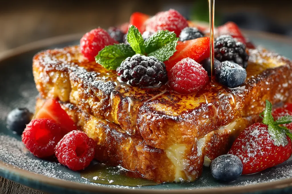 Ingredients for healthy French toast recipe