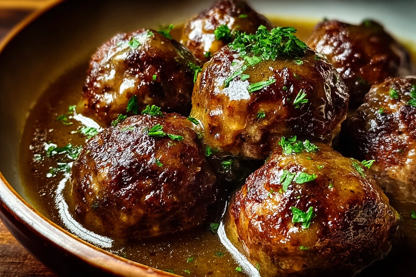 Stuffed Meatballs Guinness Gravy Recipe Easy Guinness Meatballs Ultimate Comfort Food Meatballs Recipe How To Make Stuffed...