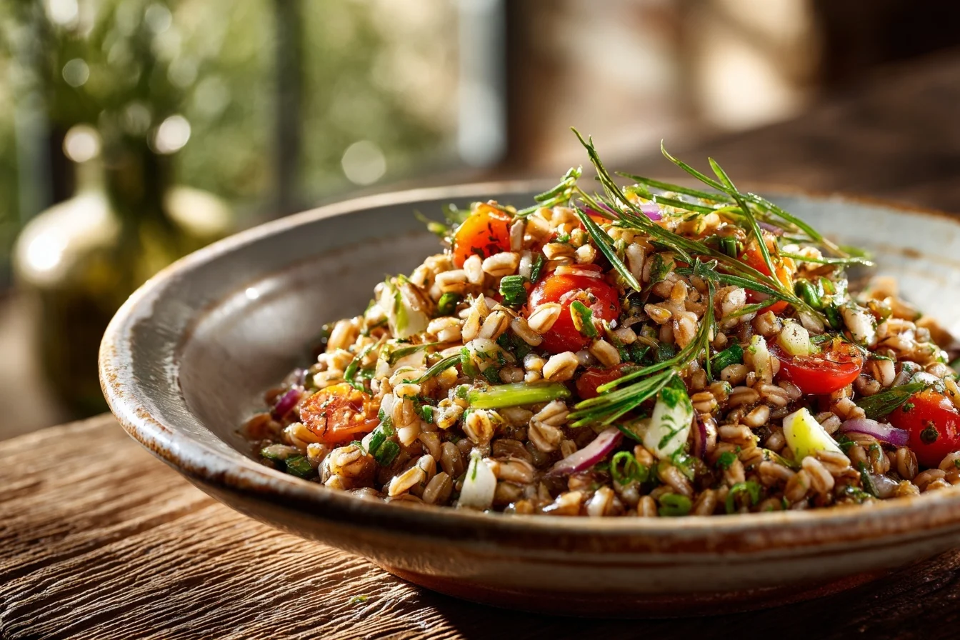 Farro Salad with Pear and Hazelnuts: Easy, Delicious Pleasure 2 0 0 51