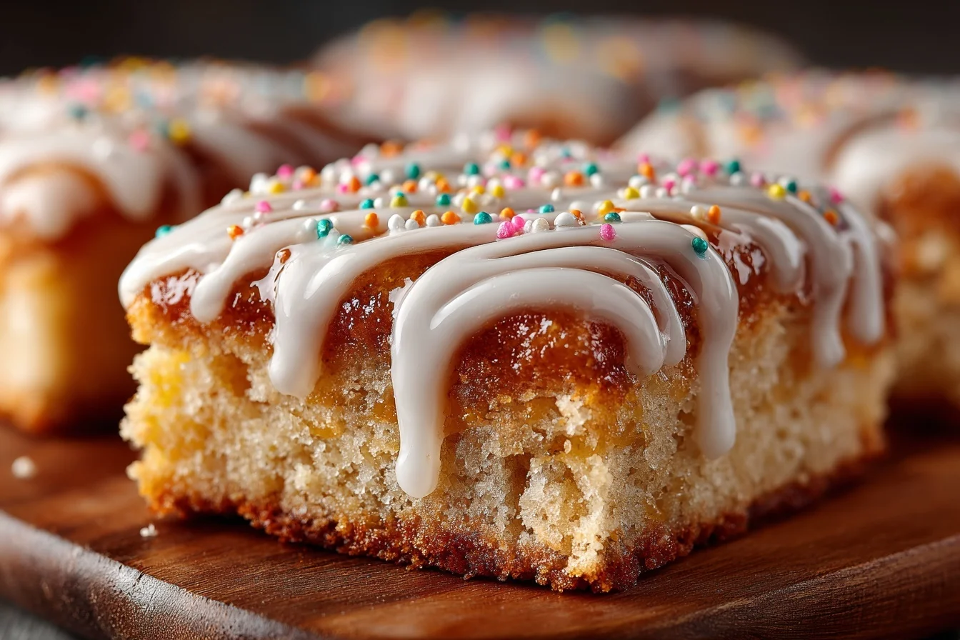 Soft Baked Maple Donut Bars Recipe 6 0 1 1