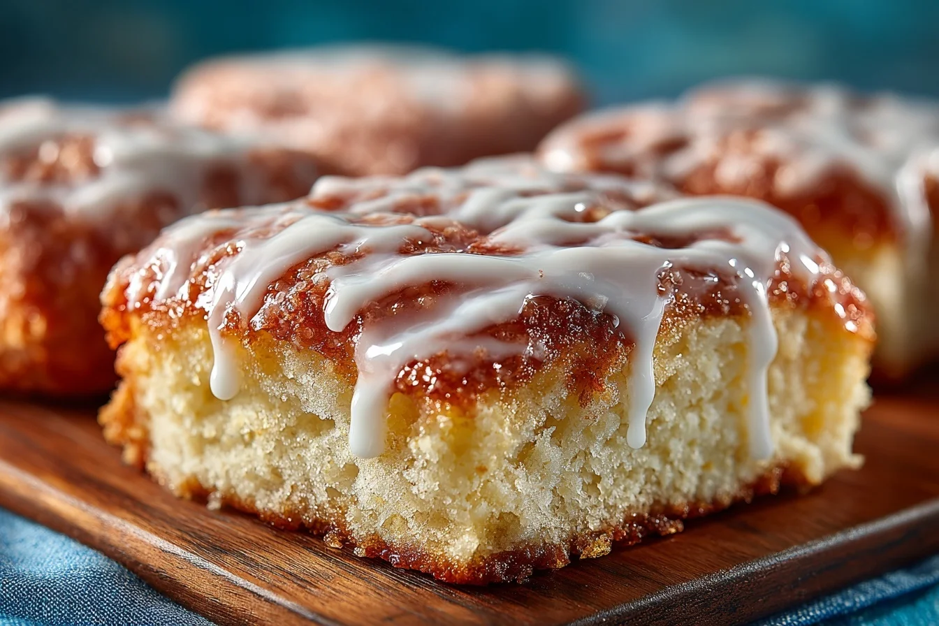 Soft Baked Maple Donut Bars Recipe 3 0 1 2