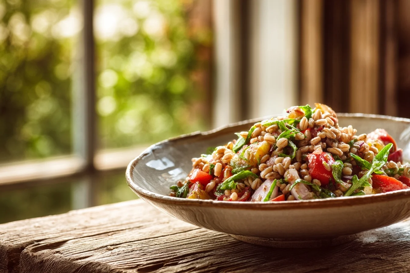 Farro Salad with Pear and Hazelnuts: Easy, Delicious Pleasure 3 0 2 45