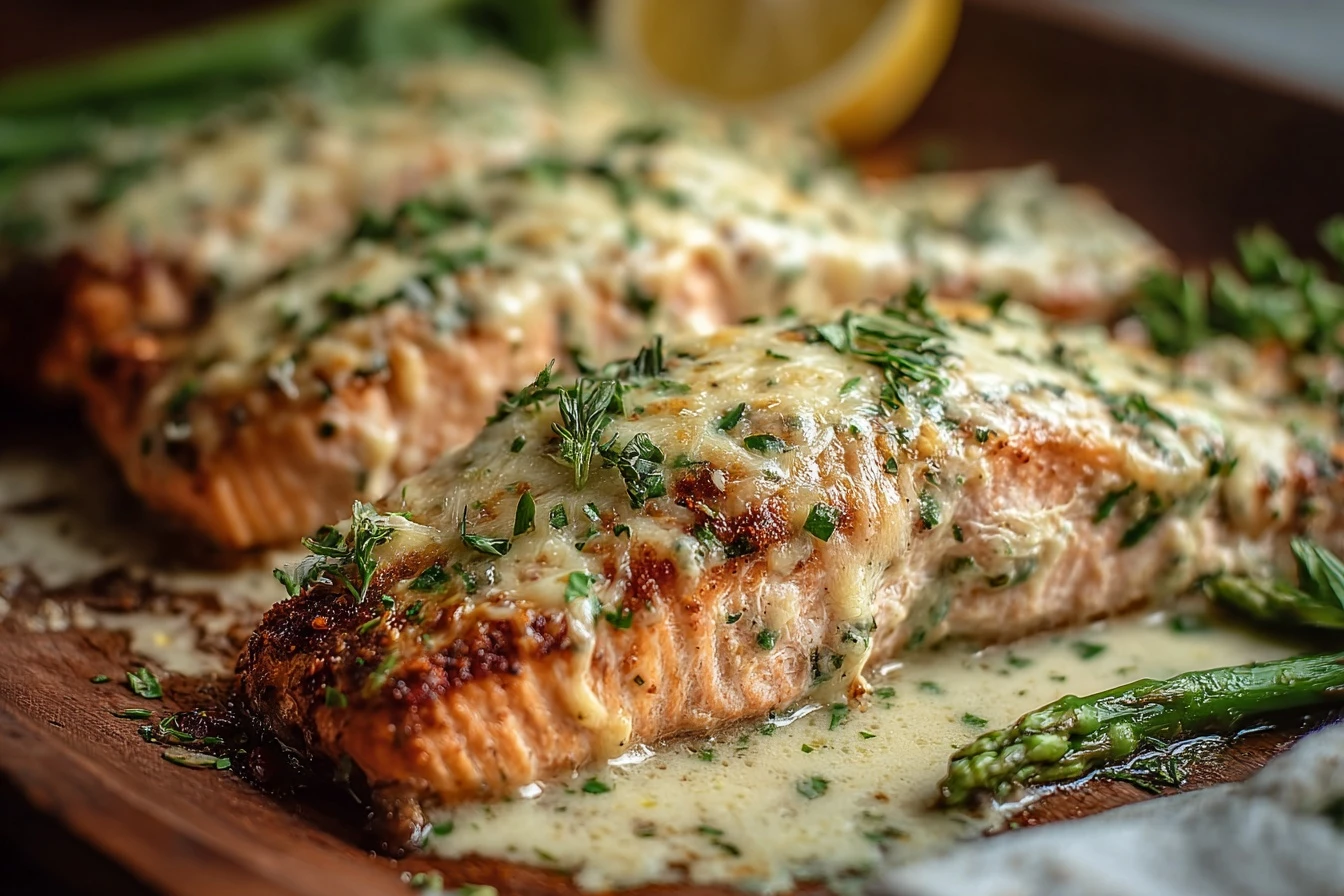 Baked Boursin Salmon Cheesy Dreamy Weeknight Dinner