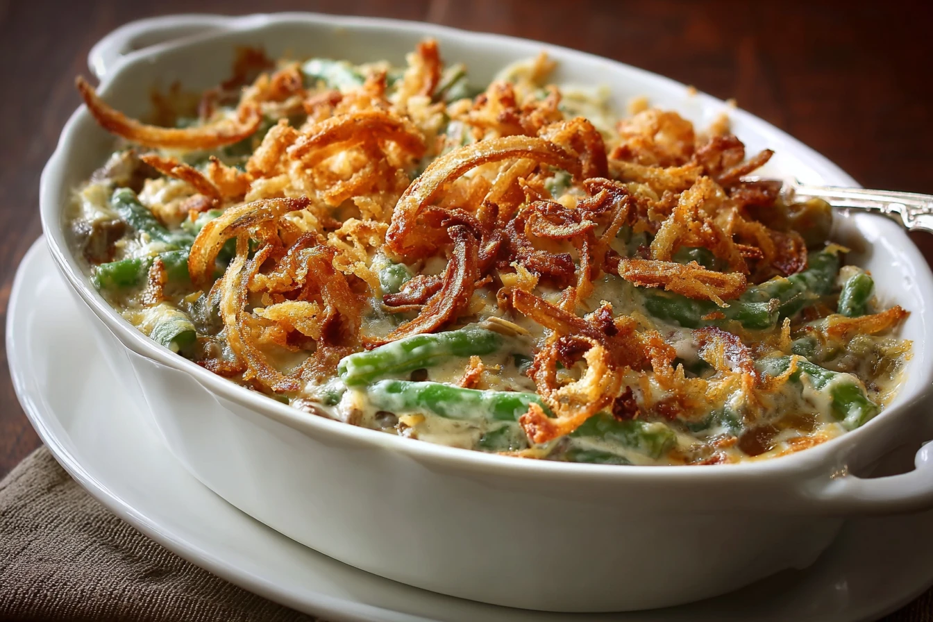 Best Ever Campbells Green Bean Casserole: Creamy & Easy!