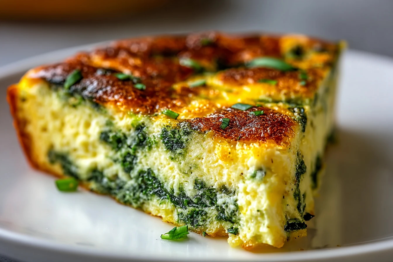 Best Crustless Spinach Quiche Recipe Low Carb Spinach Cottage Cheese Quiche Easy Spinach Cottage Cheese Crustless Quiche H...