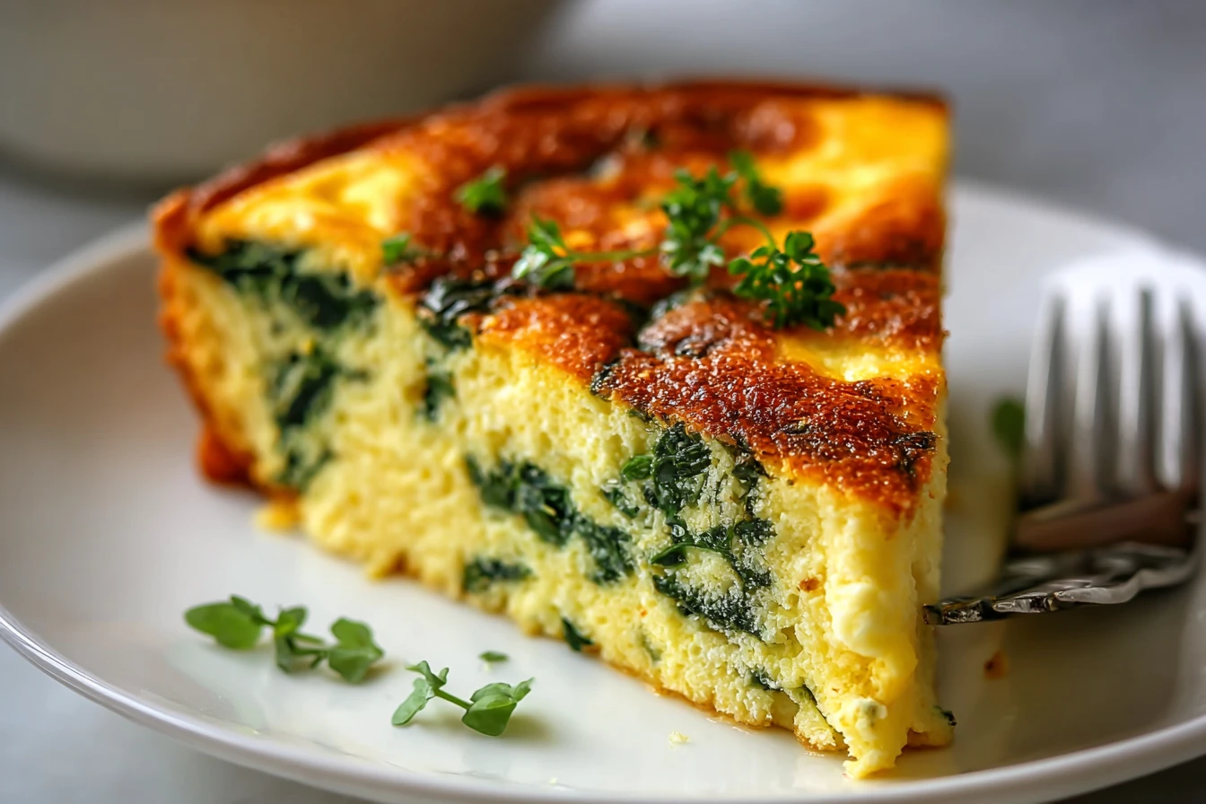 Best Crustless Spinach Quiche Recipe Low Carb Spinach Cottage Cheese Quiche Easy Spinach Cottage Cheese Crustless Quiche H...