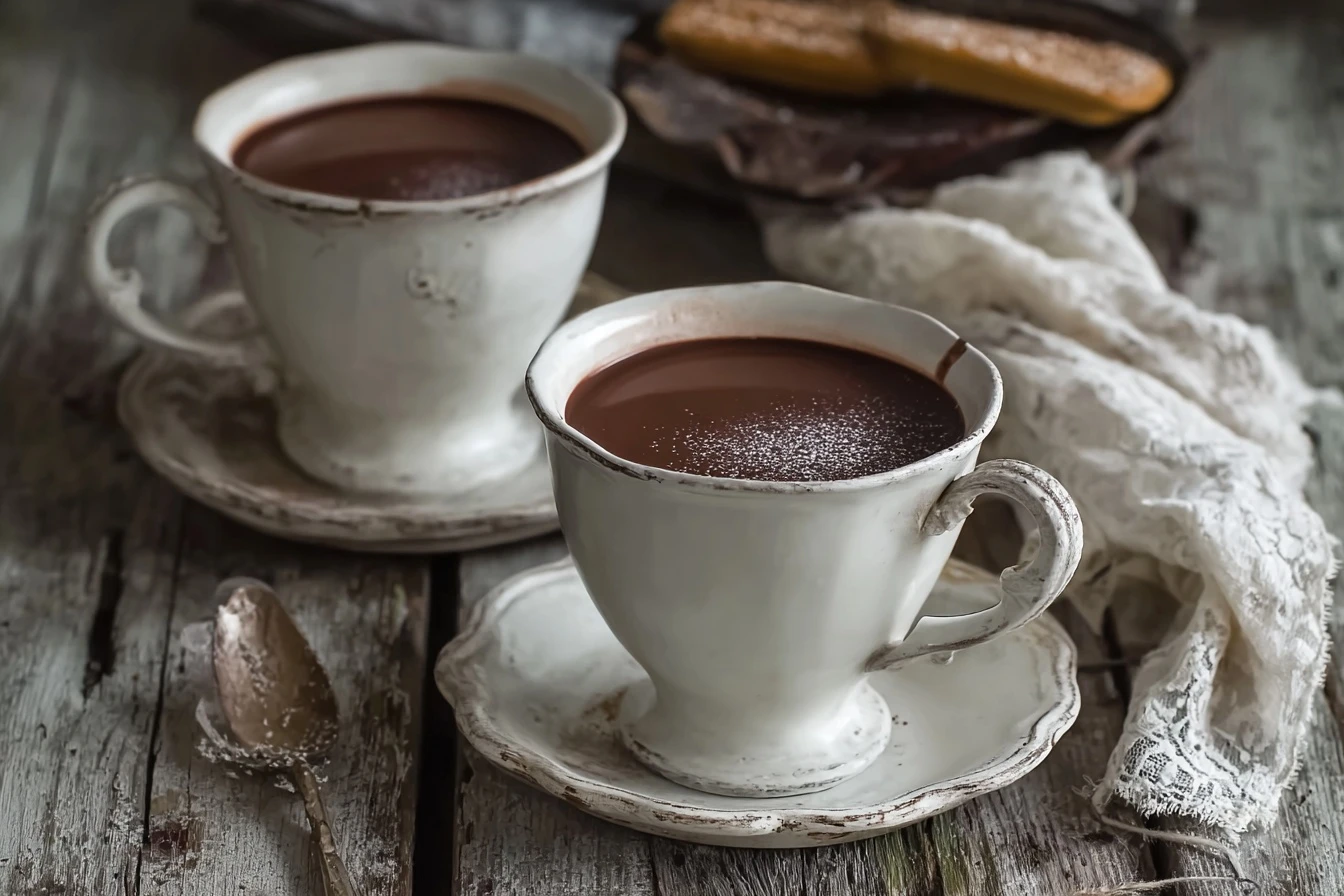Best Italian Hot Chocolate Recipe Rich Hot Chocolate Mix For Winter Gourmet Italian Cioccolata Calda How To Make Thick Ita...