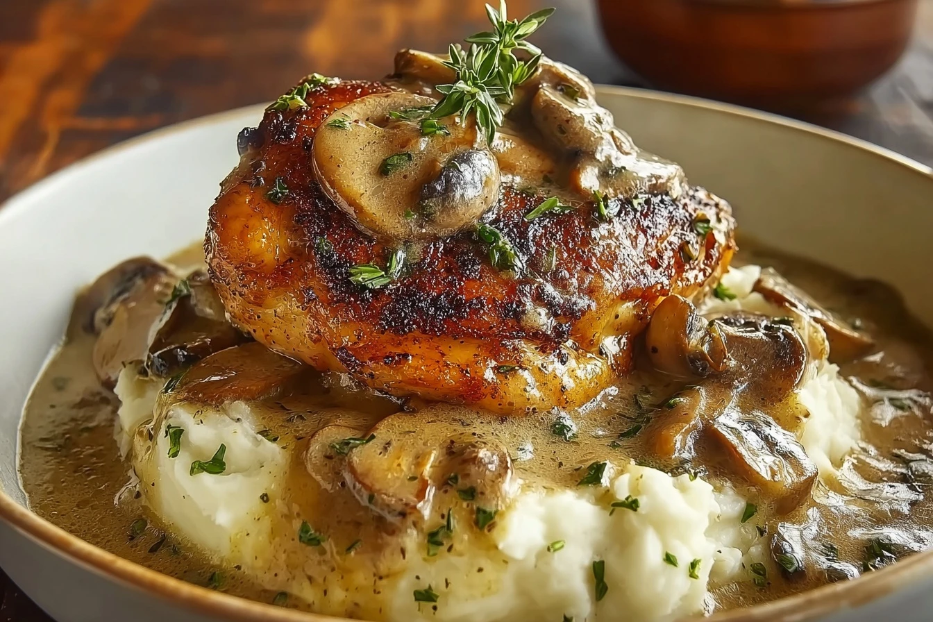 The Ultimate Smothered Chicken Thighs Gravy: A Soul-Warming Comfort Classic 3 Best Smothered Chicken Thighs Gravy Recipe Homemade Smothered Chicken Thighs With Gravy Easy Soul-warming Smothered Chicke...