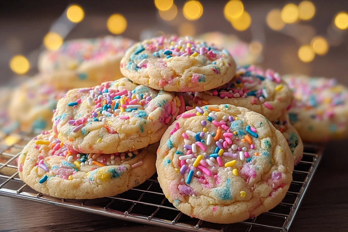 Birthday Cake Cookies 3 Birthday Cake Cookies