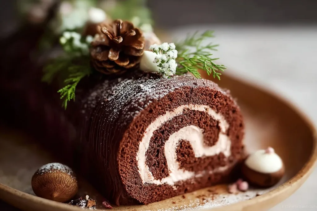 Bche Nol Recipe Classic French Yule Log Cake