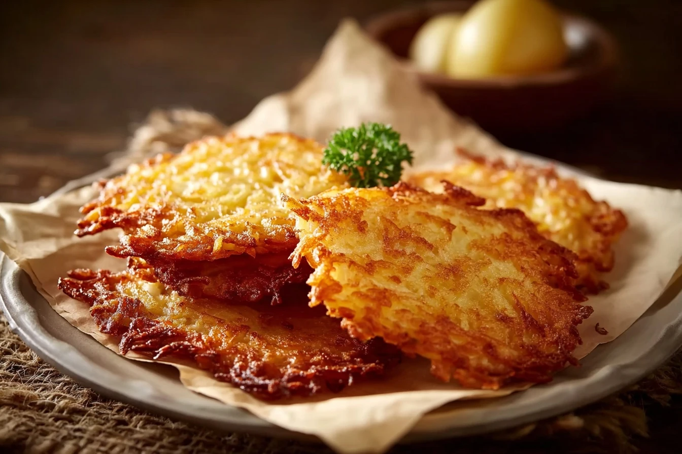 Crispy German Potato Pancakes Recipe Authentic Kartoffelpuffer Made