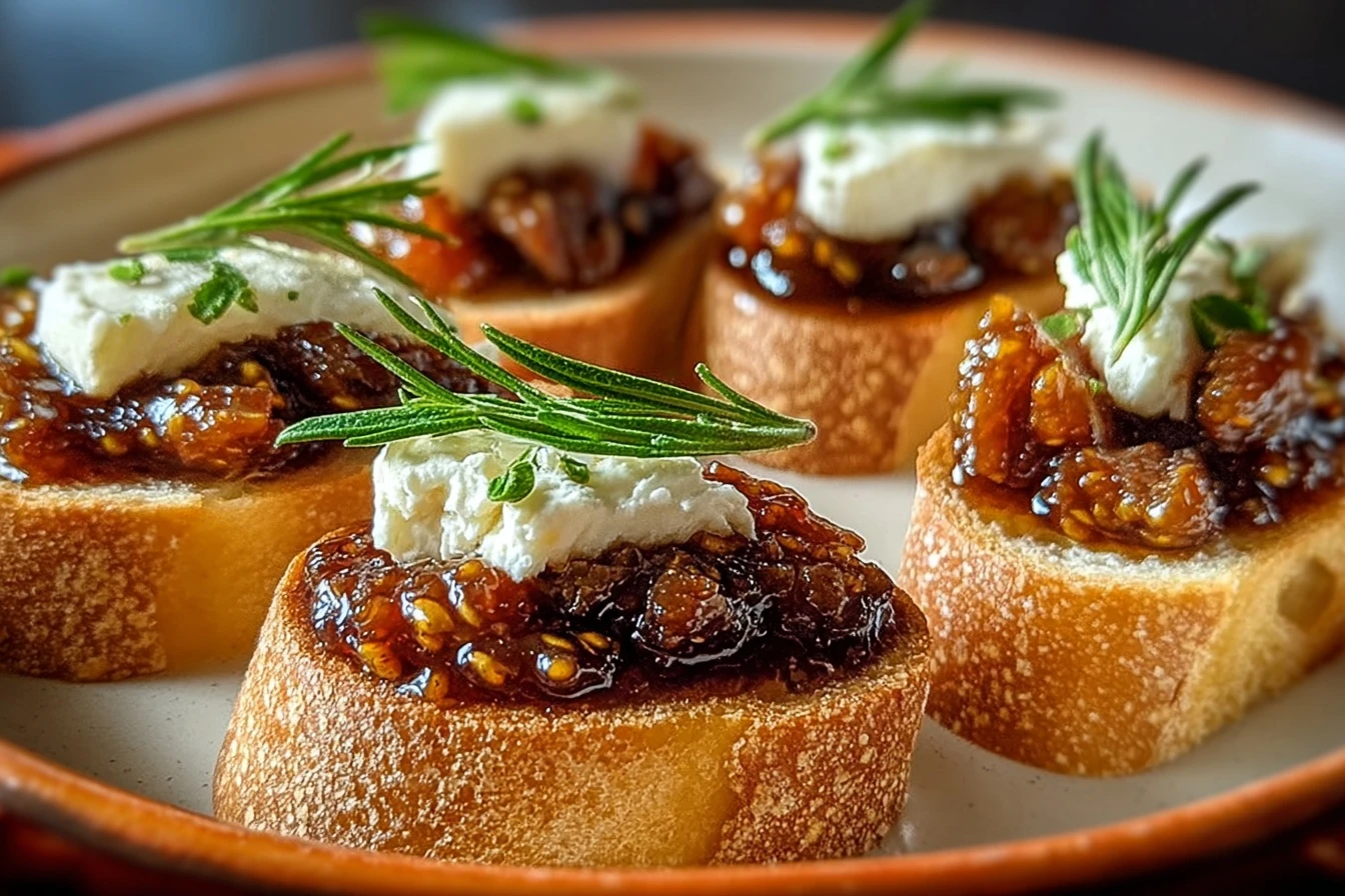 Delicious Goat Cheese Fig Jam Appetizer Effortless Elegance