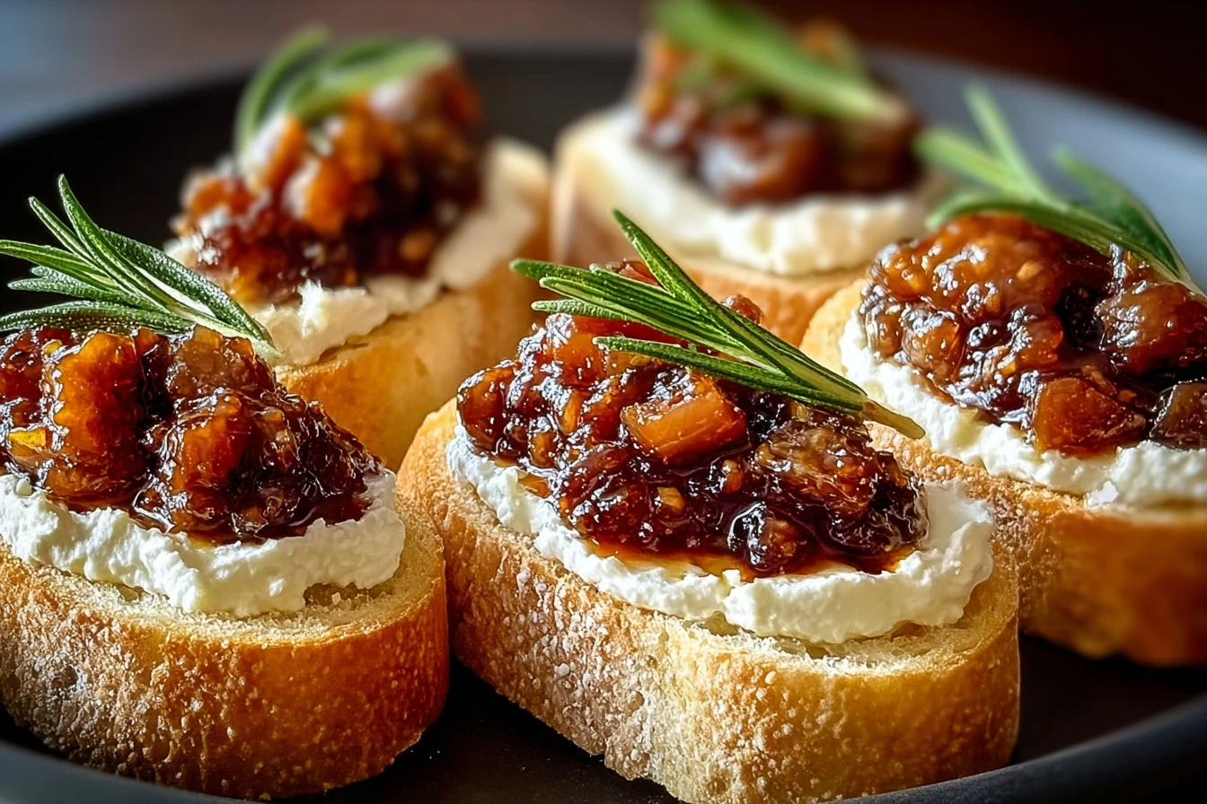 Delicious Goat Cheese Fig Jam Appetizer Effortless Elegance