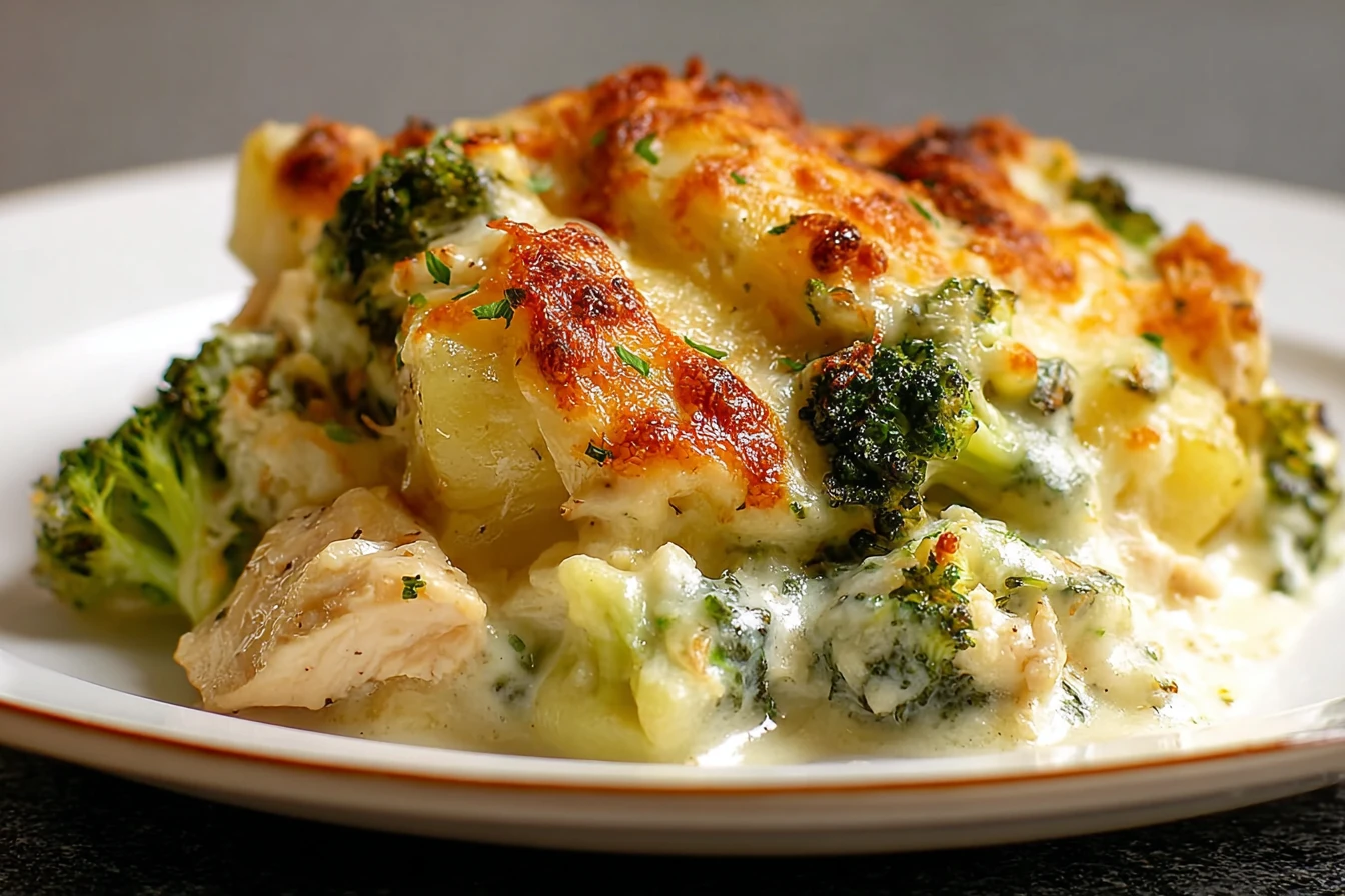 Easy Cheesy Chicken Broccoli Casserole Recipe Baked Potato Chicken Broccoli Casserole Cheesy Broccoli Chicken Bake Low Car...