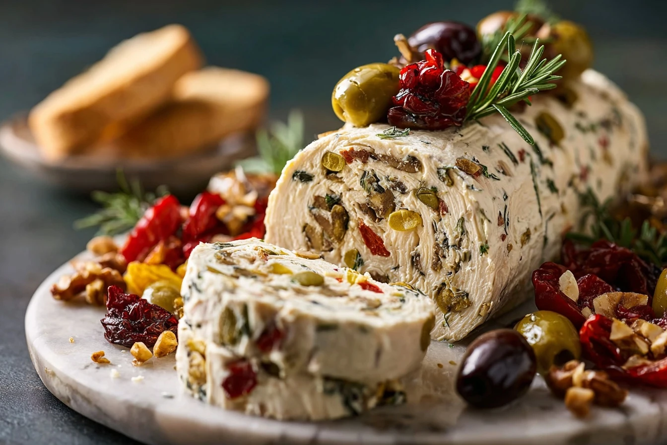 Festive Antipasto Cream Cheese Log: Your Holiday Must-Have! 4 Festive Antipasto Cream Cheese Log Your Holiday Musthave