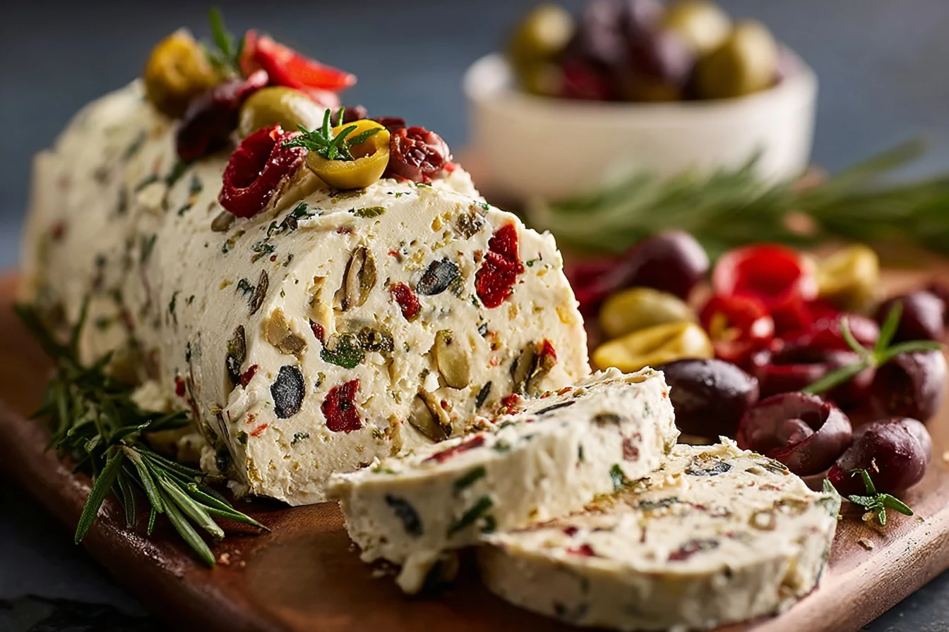 Festive Antipasto Cream Cheese Log: Your Holiday Must-Have! 2 Festive Antipasto Cream Cheese Log Your Holiday Musthave