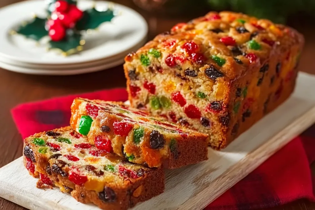 Fruitcake Loaf Cake Recipe Moist Festive Holiday Treat