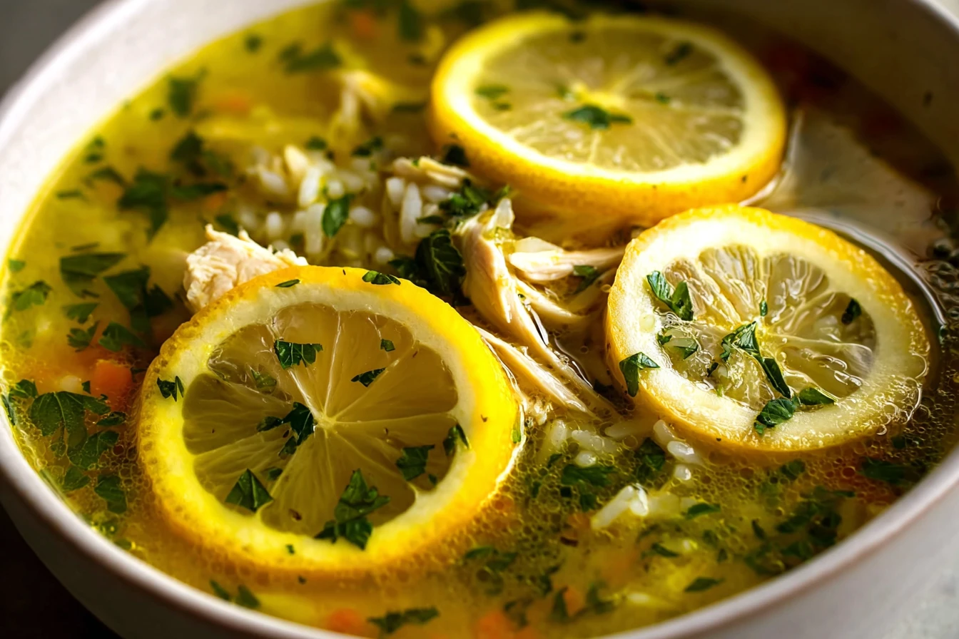Golden Lemon Turmeric Chicken Soup Recipe Soul-soothing Turmeric Chicken Rice Soup Best Golden Lemon Chicken Soup Turmeric...