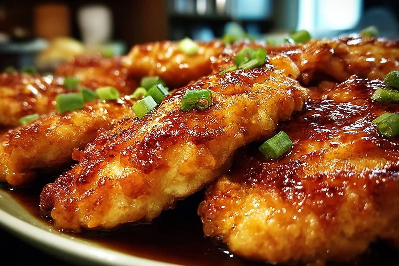 10 Irresistibly Crispy Recipes You Can't Resist Trying 4 A golden-brown plate of irresistibly crispy fried chicken and potato wedges, garnished with fresh herbs.