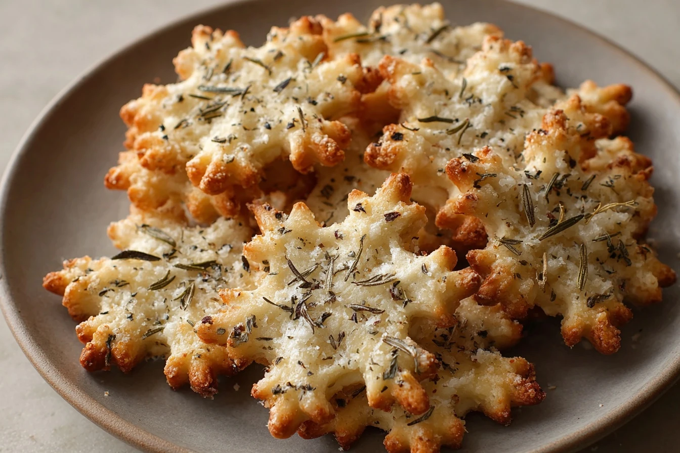 Irresistible Savory Rosemary Parmesan Snowflake Cookies 4 Irresistible Savory Rosemary Parmesan Snowflake Cookies