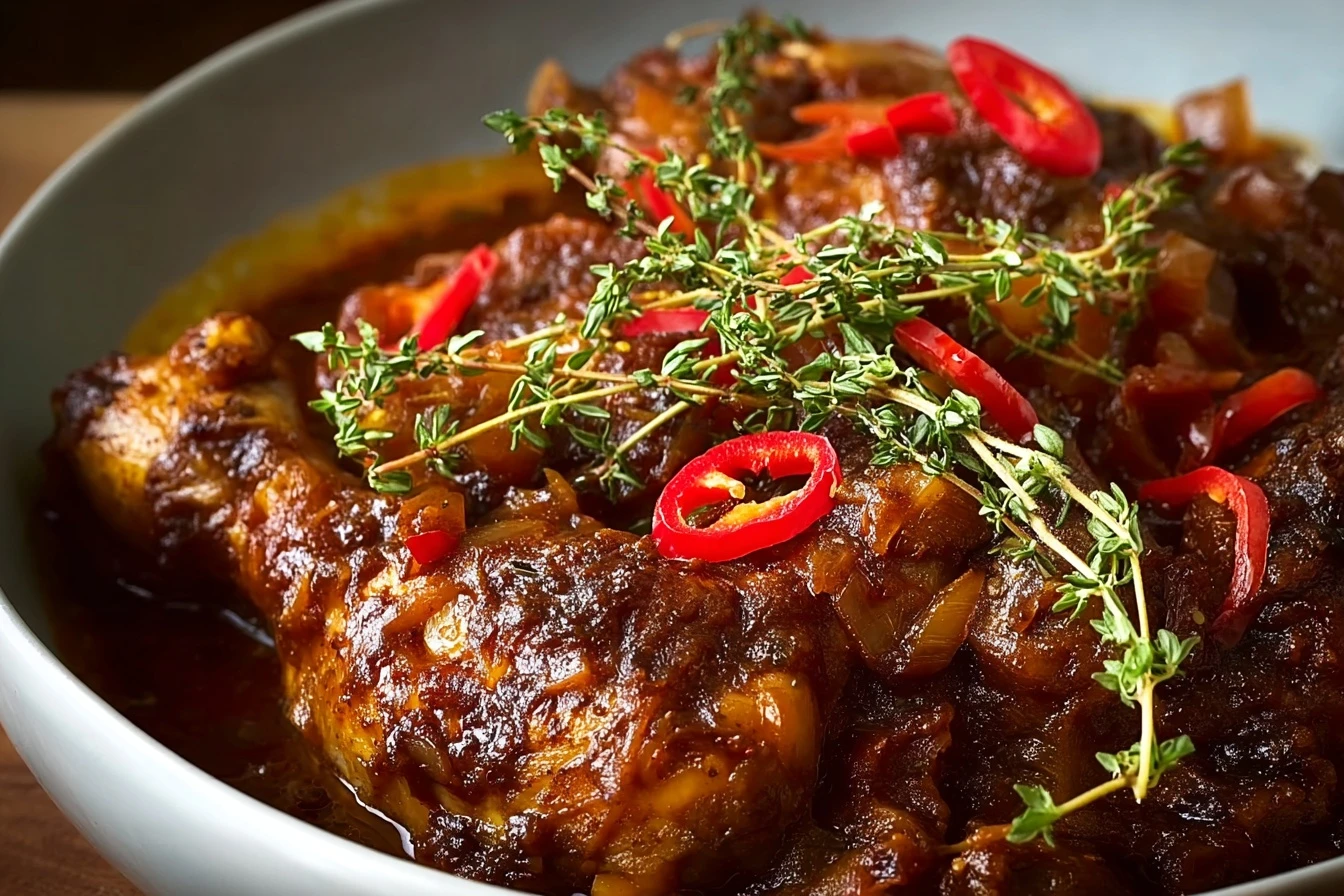 Jamaican Brown Stew Chicken Recipe Authentic Brown Stew Chicken Ingredients How To Cook Brown Stew Chicken Best Spices For...