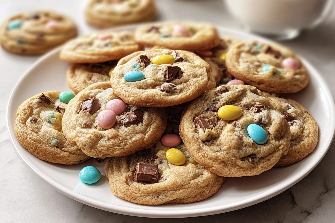 Mini Egg Cookies 2 Mini Egg Cookies