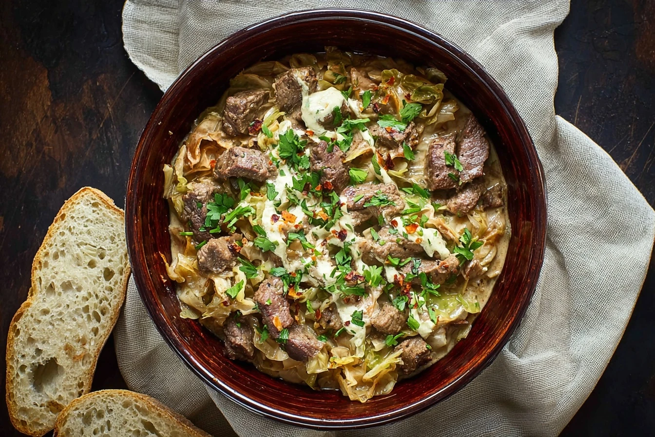 Steak and Cabbage Skillet 3 Steak Cabbage Skillet