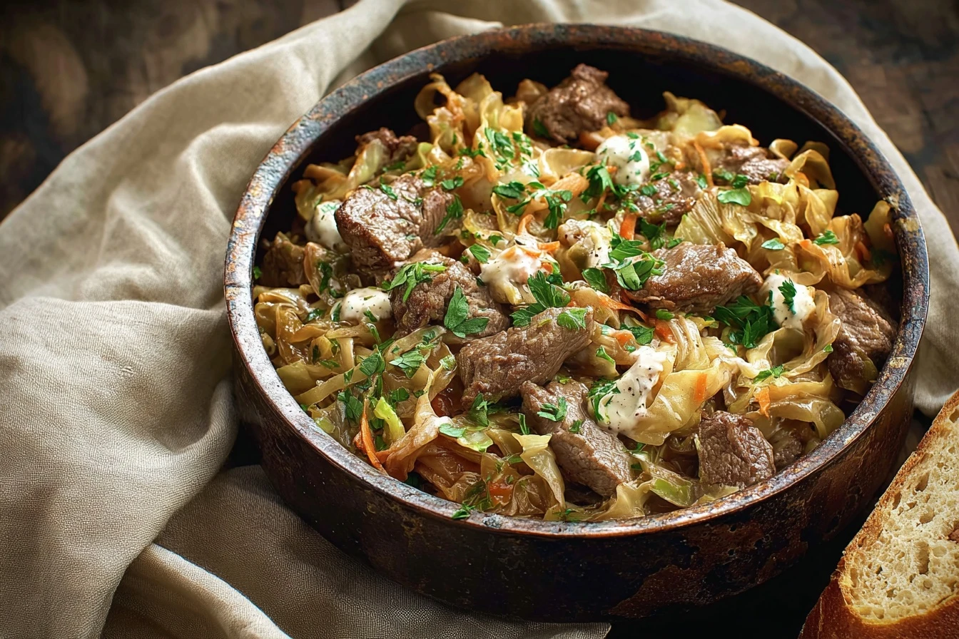 Steak and Cabbage Skillet 2 Steak Cabbage Skillet