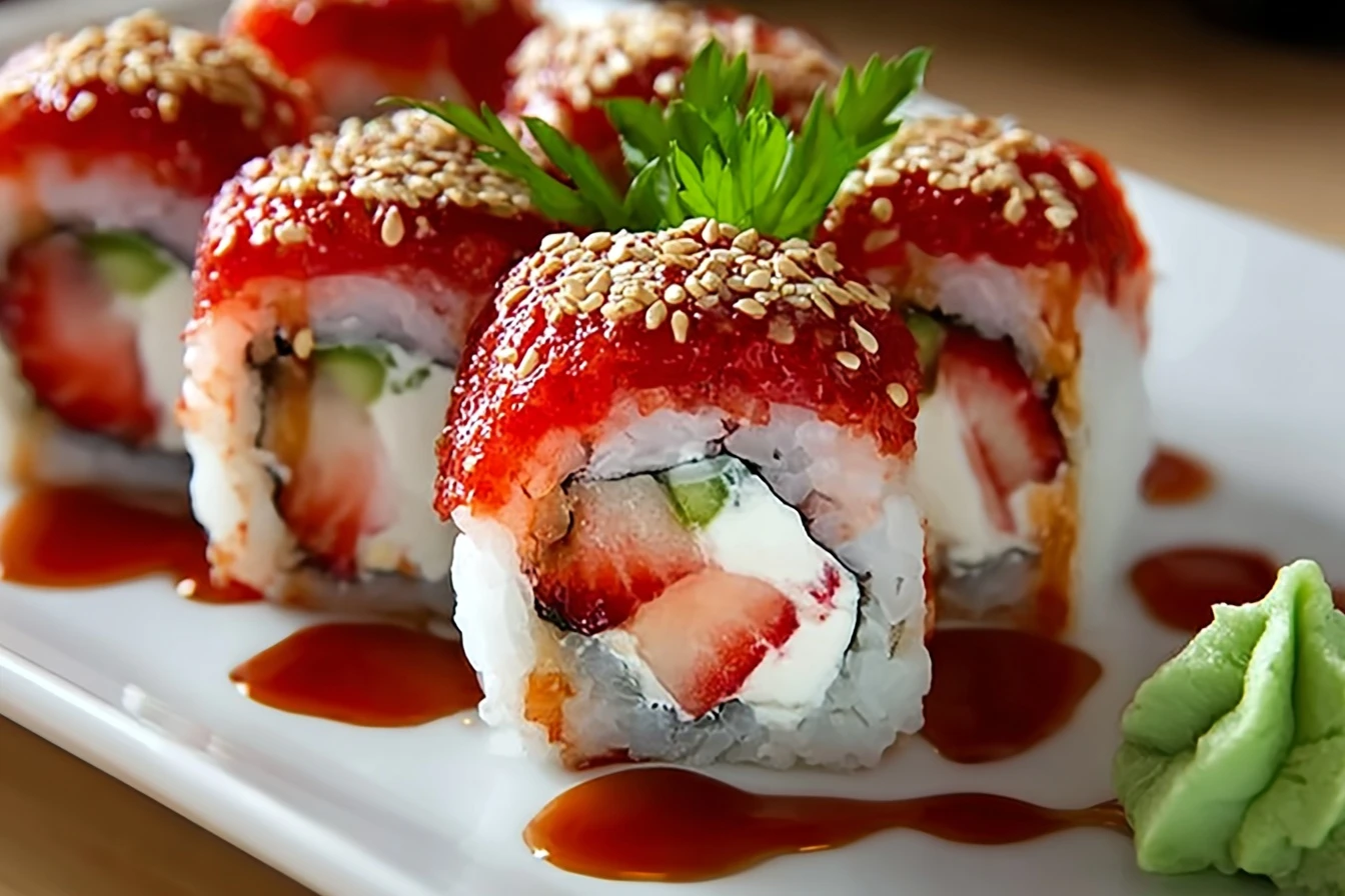 Strawberry Shortcake Sushi Rolls Incredible Ultimate Recipe