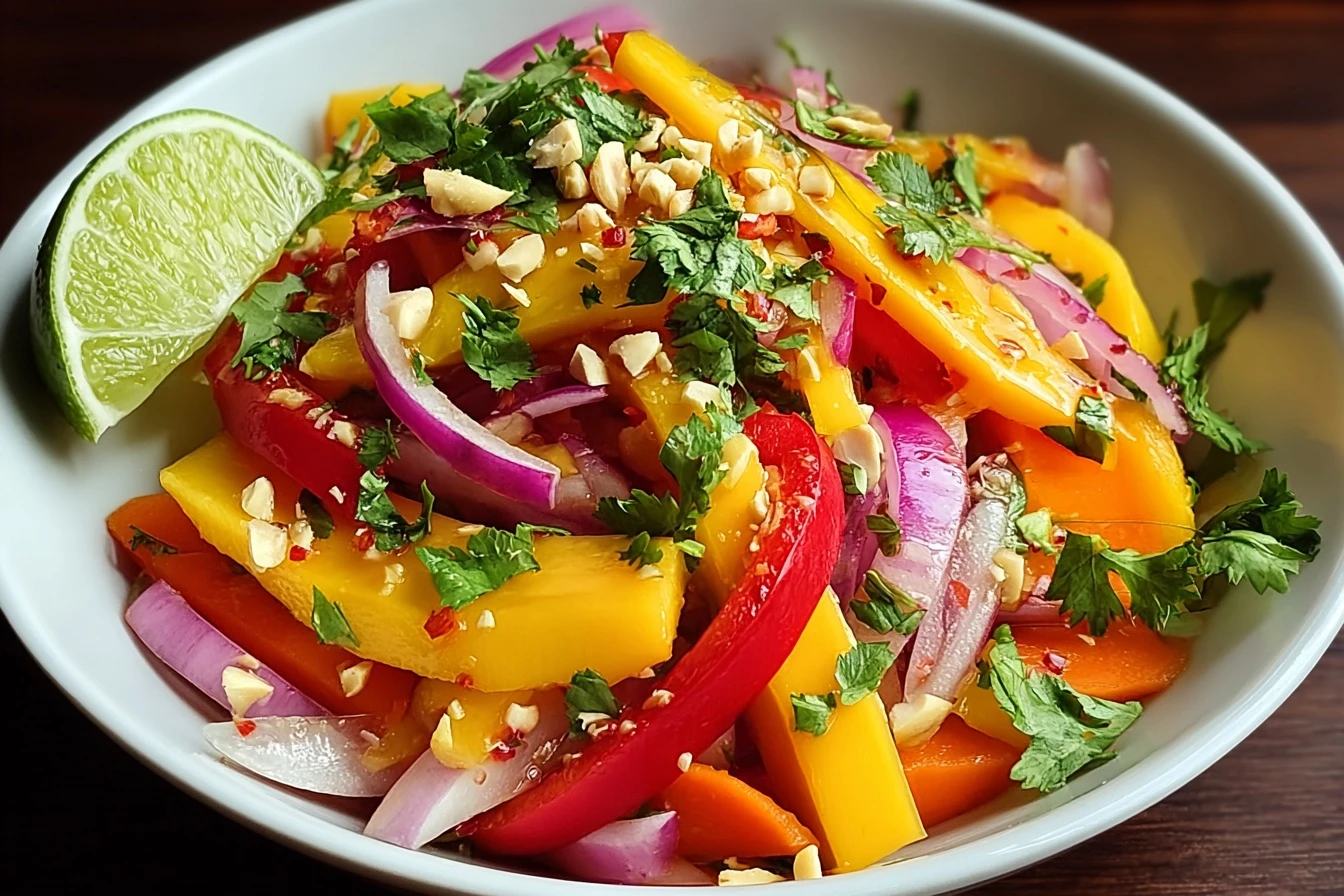 Zesty Thai Mango Salad Refreshing Twist Summer Days