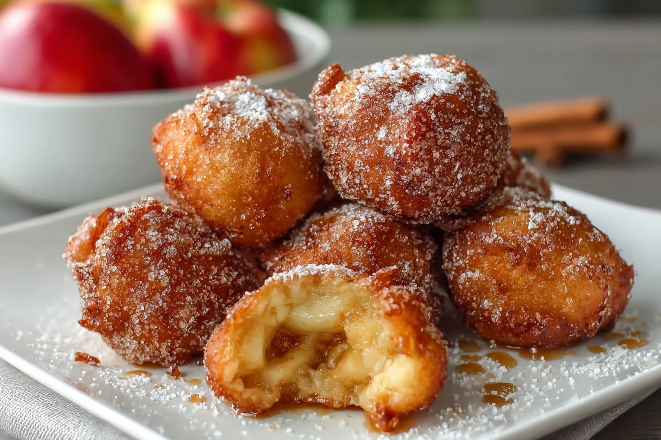 apple fritter bites end