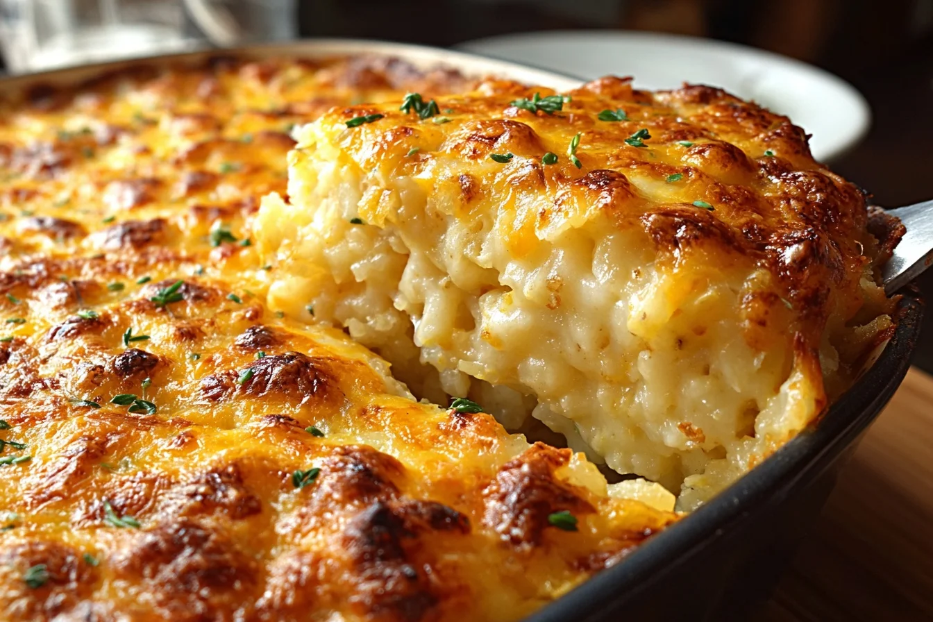 cheesy hash brown casserole middle