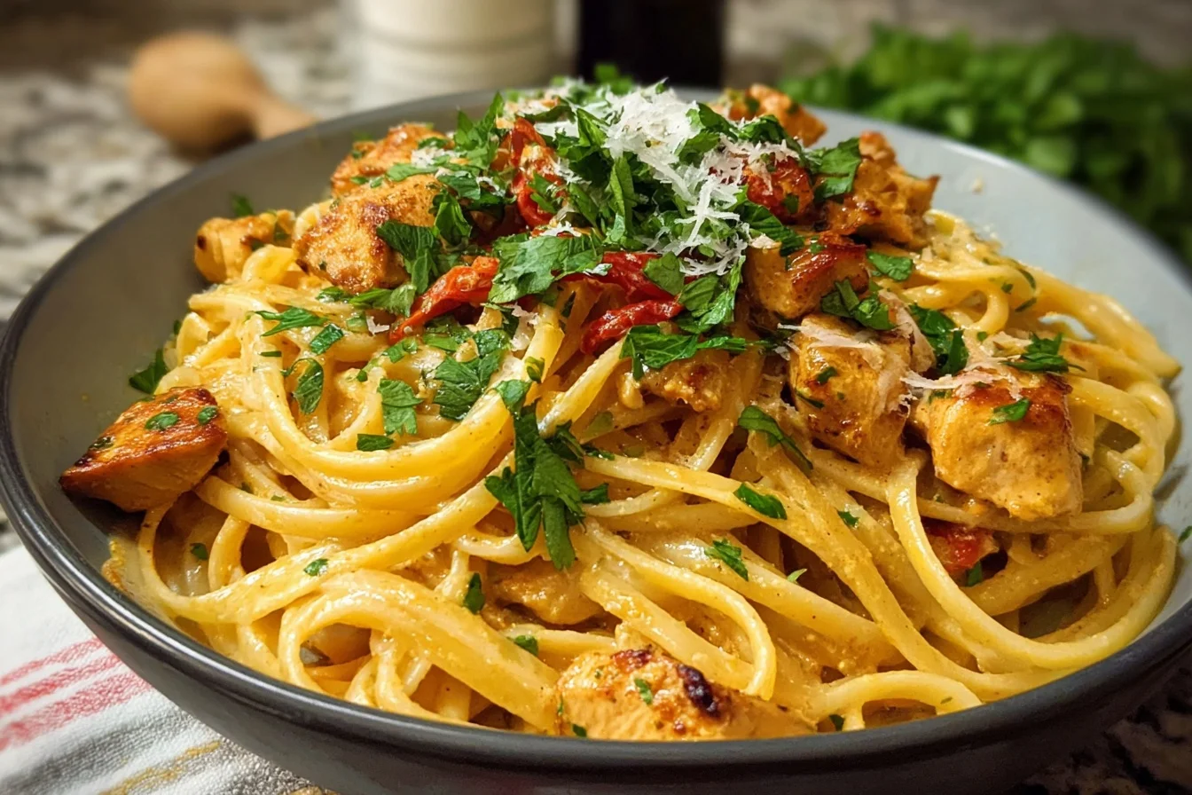 Easy Cowboy Butter Chicken Linguine 4 easy cowboy butter chicken linguine 2 end 2