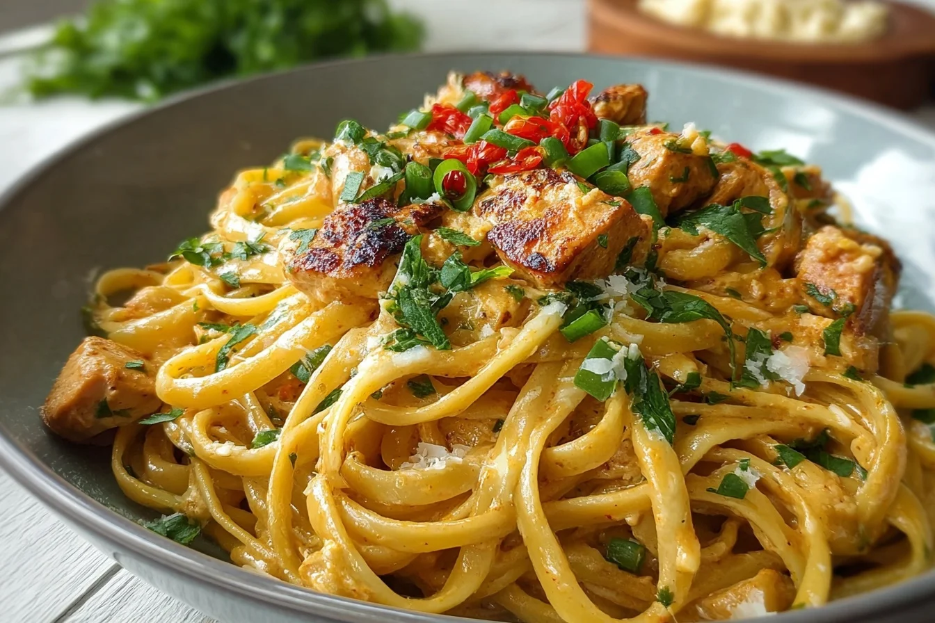 Easy Cowboy Butter Chicken Linguine 5 Easy Cowboy Butter Chicken Linguine 2