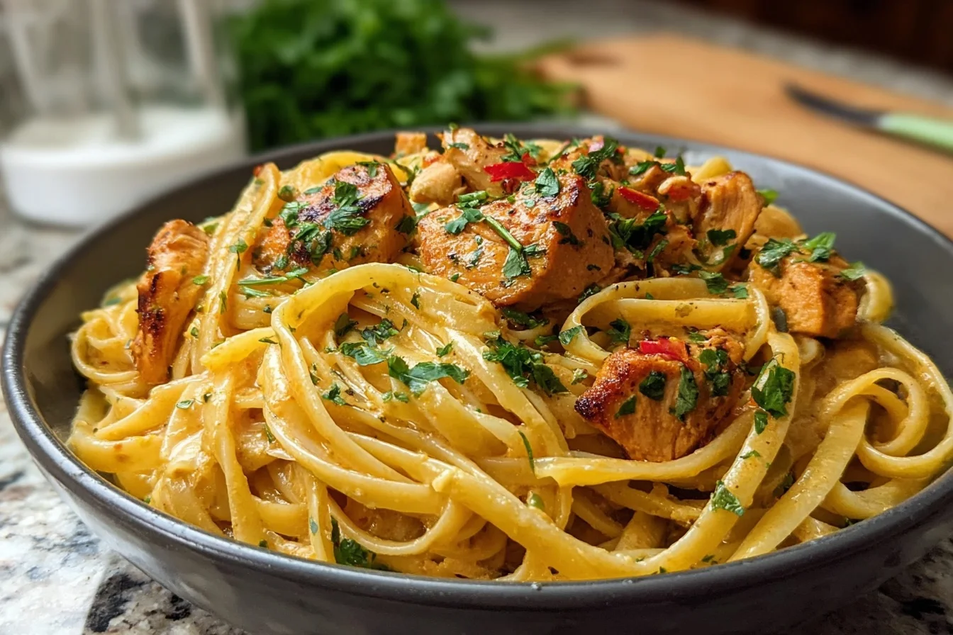 easy cowboy butter chicken linguine 2 middle 1