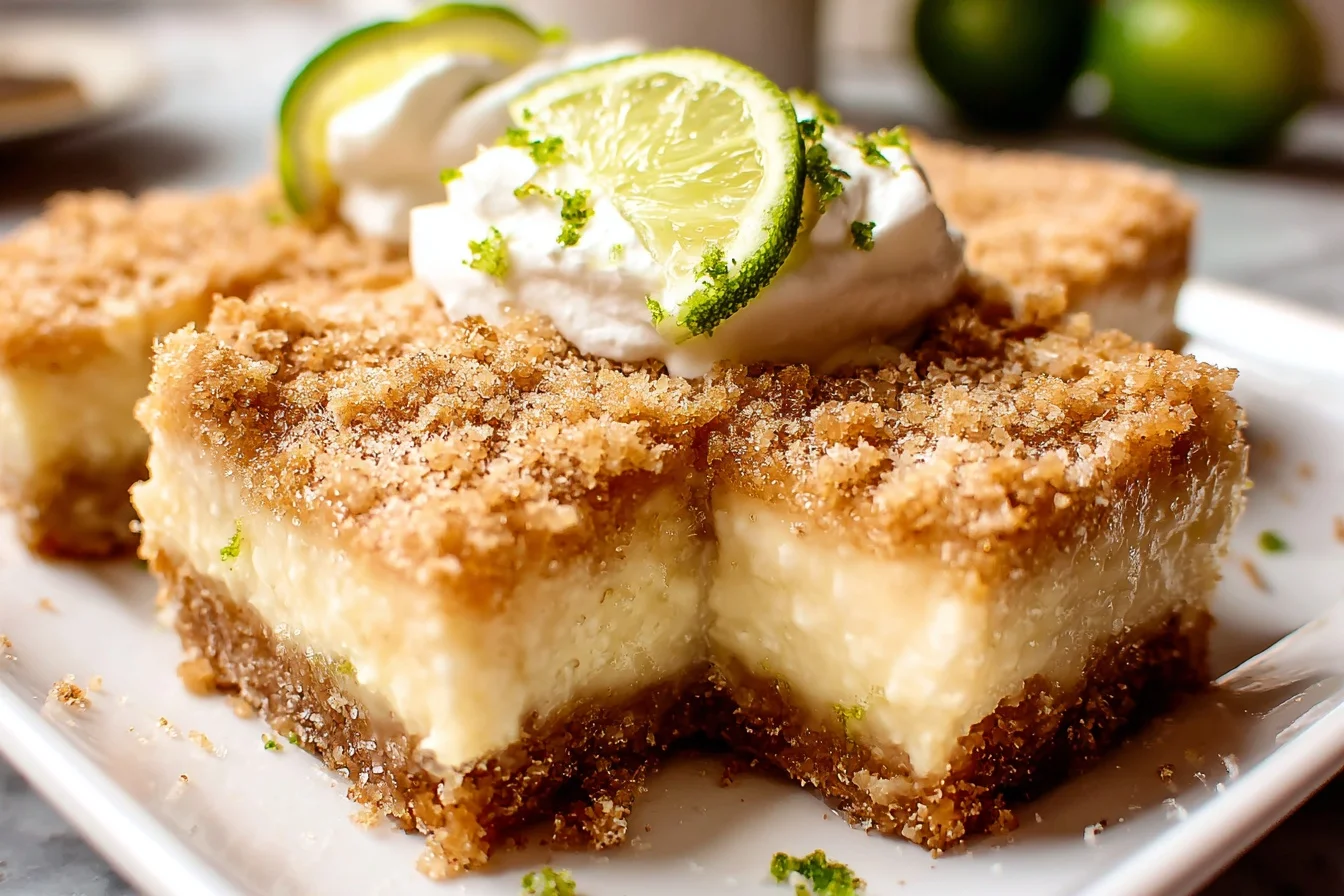 Key Lime Dessert Bars 2 key lime dessert bars top