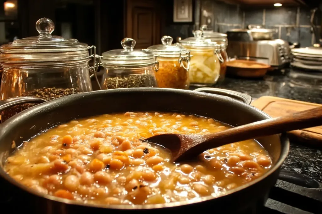 A beautifully plated dish showcasing vibrant ingredients and garnishes from Kitchenjs.Com