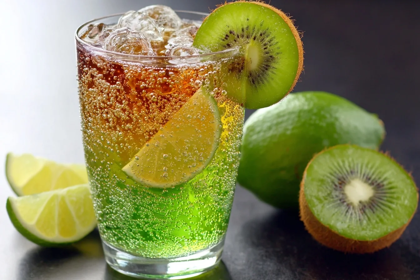 kiwi lime sparkling soda cooler end