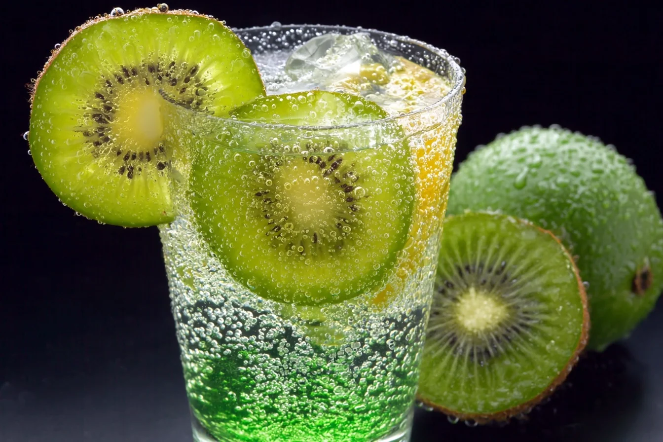 kiwi lime sparkling soda cooler middle