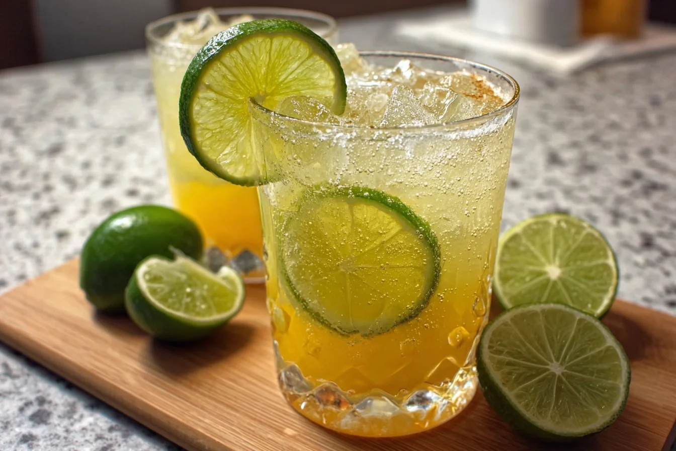 lemon lime tropical vodka cooler middle