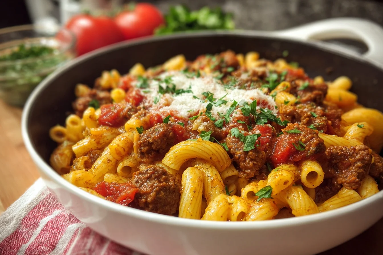 One Pot Beefaroni 2 5 One Pot Beefaroni 2